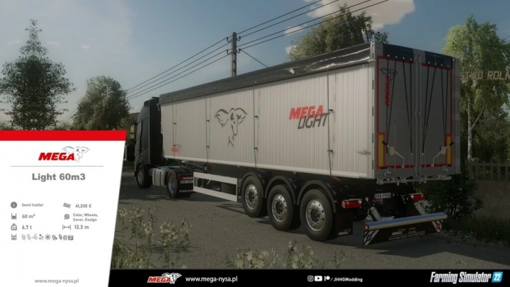 Image: MEGA Light 3 60m3 semi-trailer v1.0.0.0 4