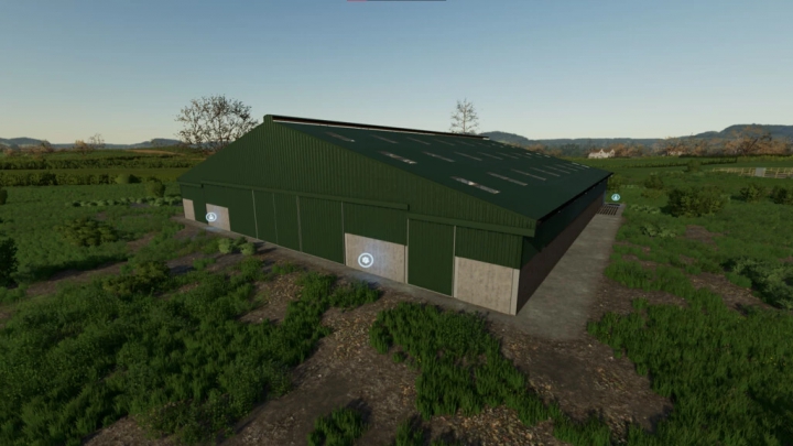 fs22-mods,  Eight Bay Double Cow Shed v1.0.0.0