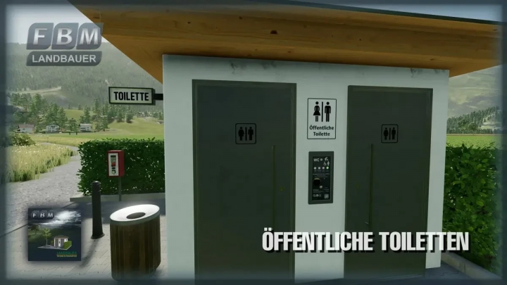 fs22-mods, Public Toilets v1.1.0.0