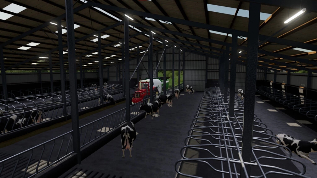 Eight Bay Double Cow Shed v1.0.0.0