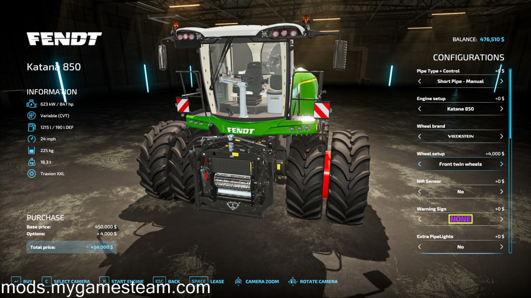 Fendt Katana 850 V1.3.0.0