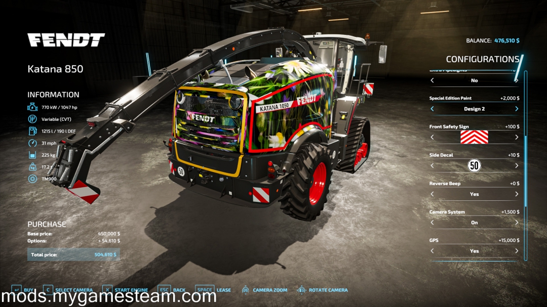 Fendt Katana 850 V1.3.0.0