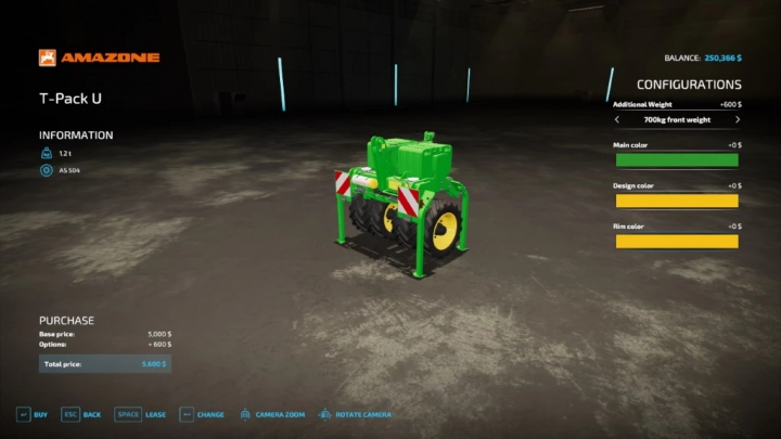 fs22-mods, AMAZONE TPACK-U v1.1.0.0