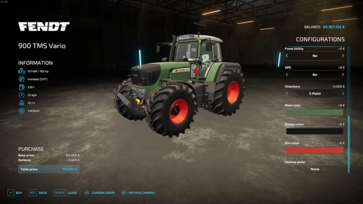 Image: Fendt 900 TMS Edit v1.7.0.0