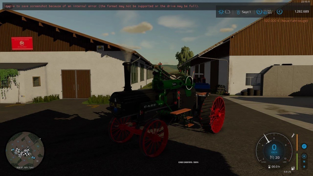 Case IH 1919 steam tractor BETA v1.0.0.0