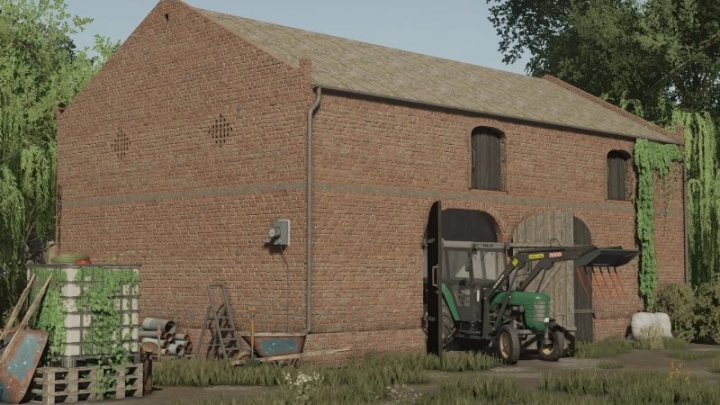 fs22-mods,  FS22 Old Brick Cowshed v1.0.0.0