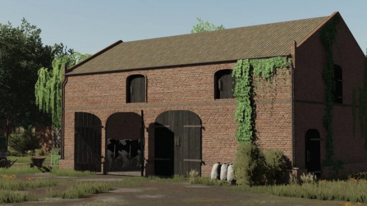 Image: FS22 Old Brick Cowshed v1.0.0.0 1