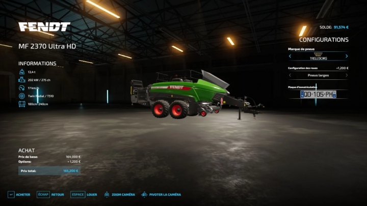 Image: Fendt Squadra 1290 UD + Funnel BETA v1.0.0.0 5