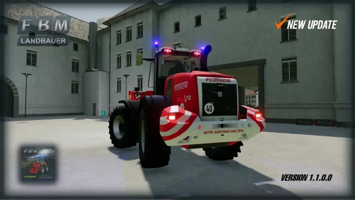 fs22-mods,  Fire Brigade Wheel Loader v1.1.0.0