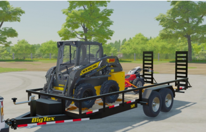 fs22-mods, 16 ft transporting trailer