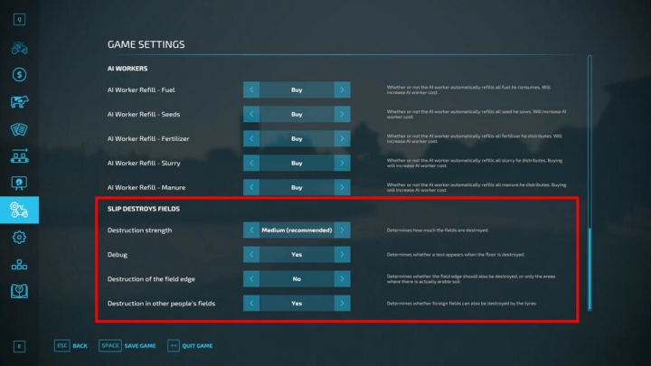 fs22-mods,  Slip Destroys Fields v1.0.0.4
