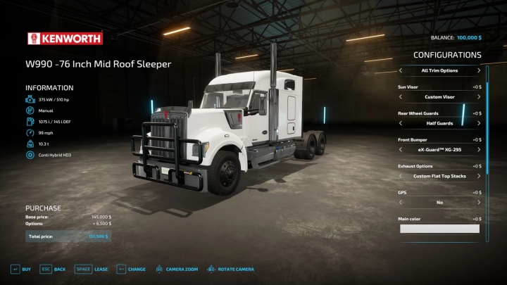 Image: 2020 Kenworth W990 By J.J. v1.0.0.3 3