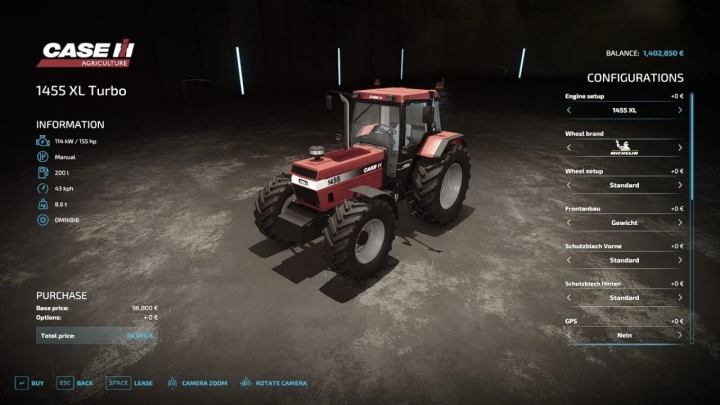 Image: Case IH 1455 XL Turbo v3.6.0.0 1