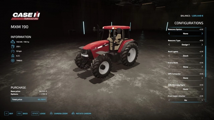 Image: Case IH MXM 190 v1.0.0.0 1