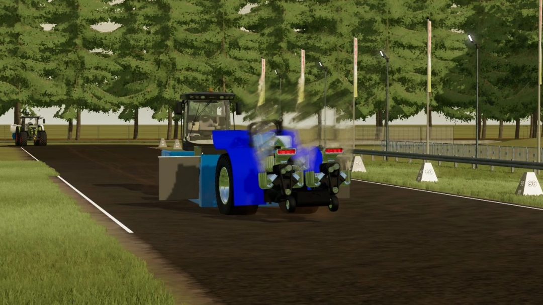 Blue Modified Pulling Tractor v1.0.0.0