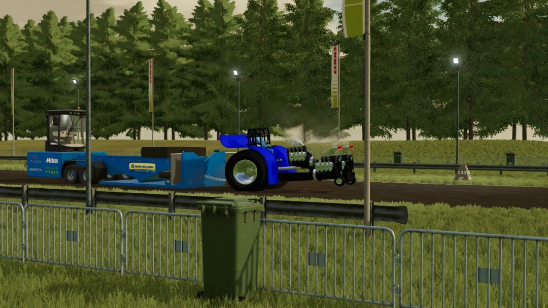 Blue Modified Pulling Tractor v1.0.0.0