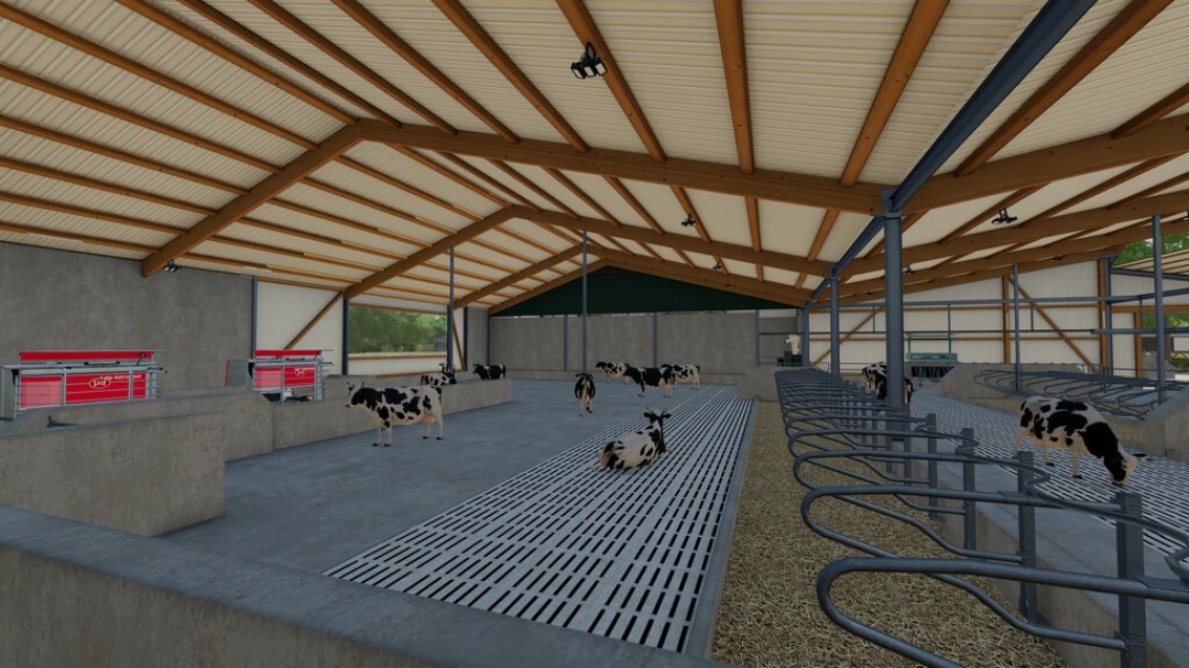 Cow Barn Big With GEA Mixfeeder v1.0.0.1