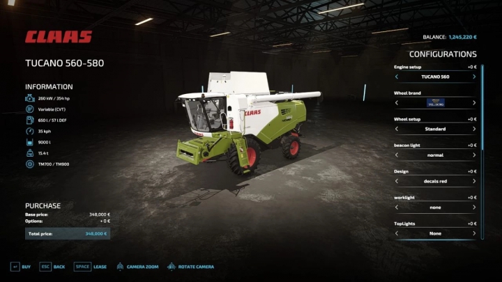 Image: Claas Tucano 560-580 v1.1.0.0 1