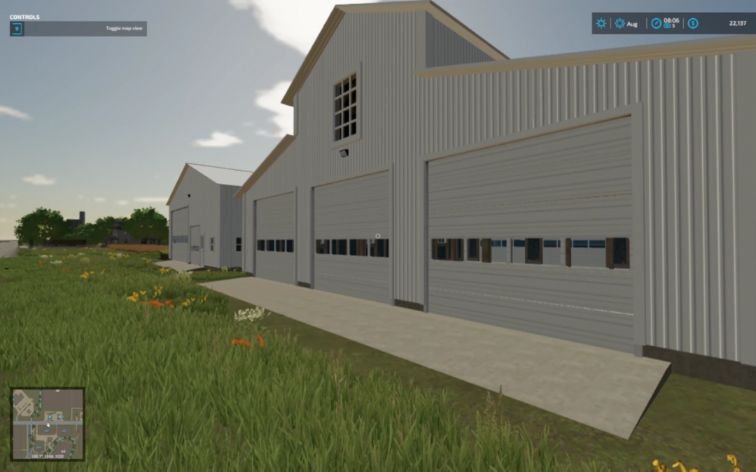 White Michigan Farm Building Pack v1.0.0.0