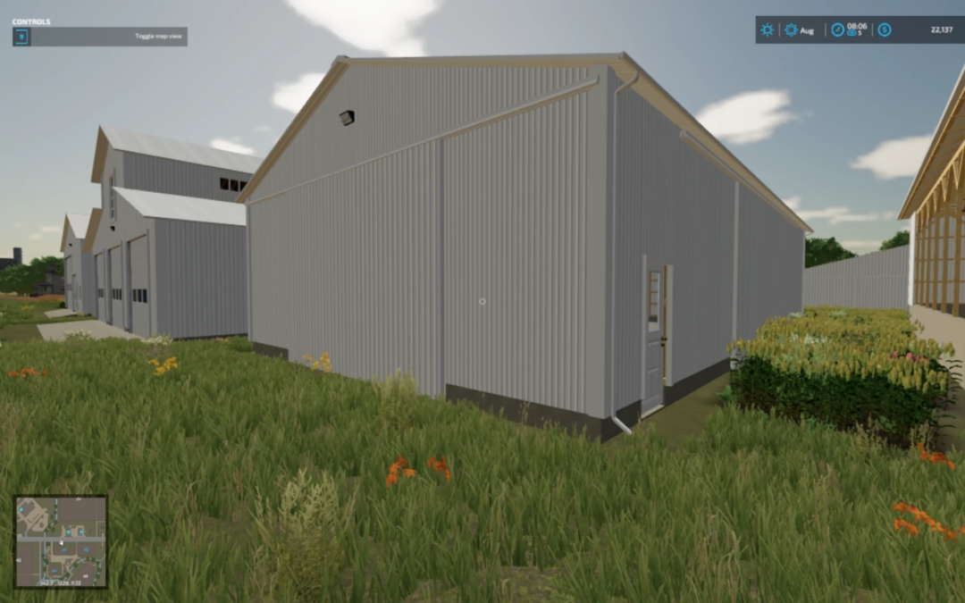 White Michigan Farm Building Pack v1.0.0.0