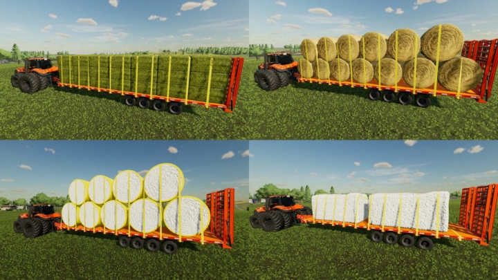 Image: 40' Lizard Flatbed Autoloading Bale Trailer v1.0.0.1 4