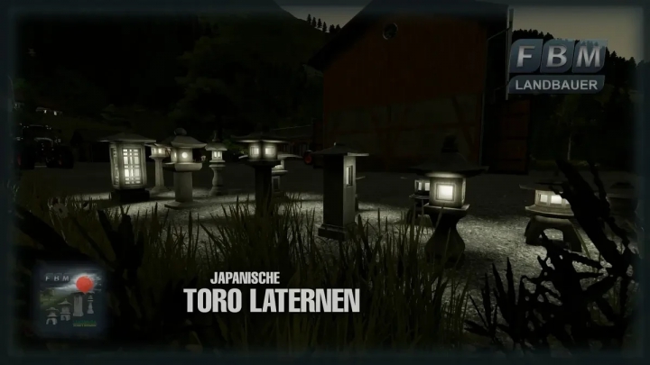 fs22-mods,  Japanese Toro Lanterns v1.0.0.0