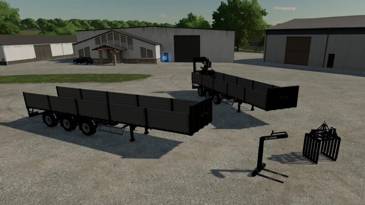 Image: Platform Trailer With Crane v1.0.0.2 1