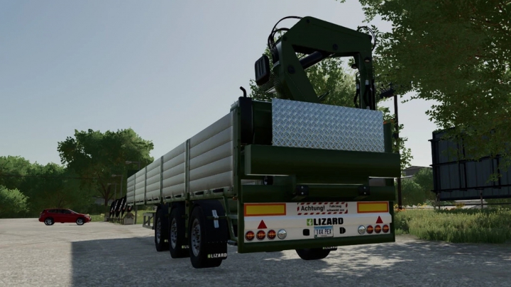 Image: Platform Trailer With Crane v1.0.0.2 2