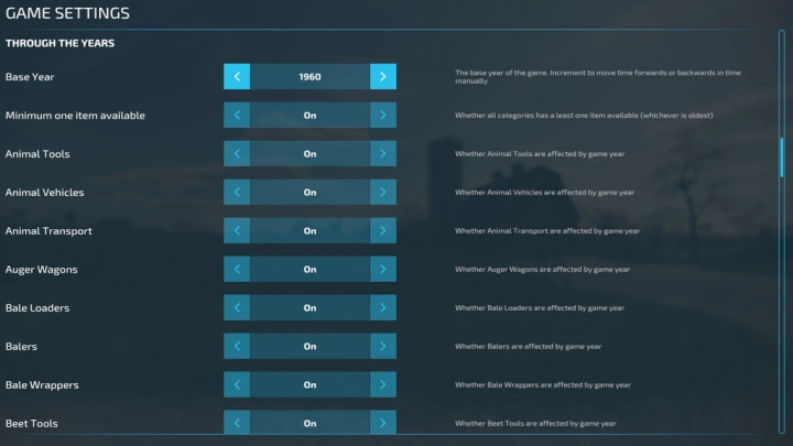 fs22-mods, Through The Years v1.0.0.1