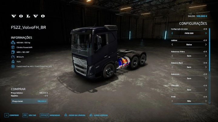 Image: Volvo FH16 BR v1.0.0.0 2