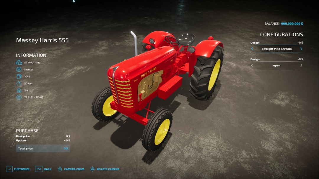 Massey Harris 555 v1.0.0.0