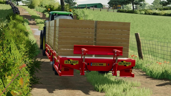 fs22-mods,  Herbst Flat Bed Trailer v1.0.0.0