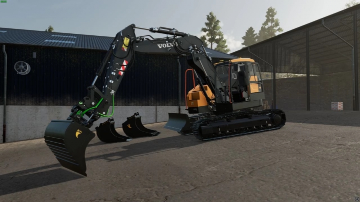 fs22-mods,  Volvo ECR145EL with variable arm v1.1.0.0