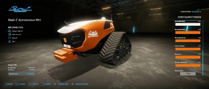 fs22-mods,  Wall-E Autonomus MH v1.0.0.2