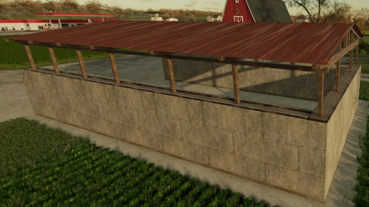 fs22-mods,  BunkerSilo With Roof v1.0.0.0