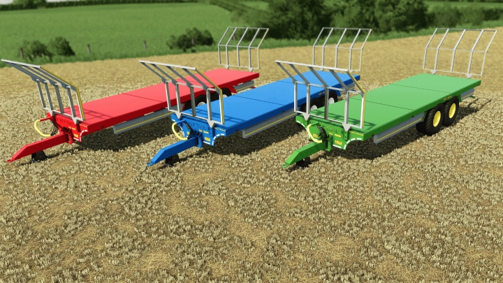 fs22-mods,  Scully 28ft Bale trailer v1.0.0.0