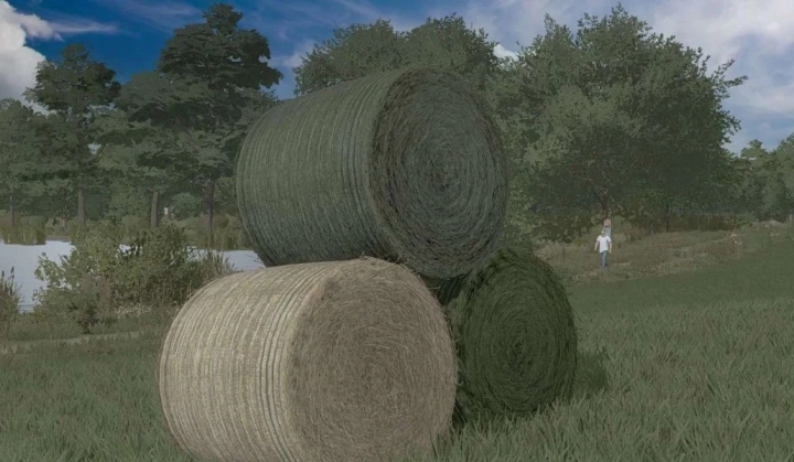 Image: Textures of bales of straw, hay, grass v1.0.0.0