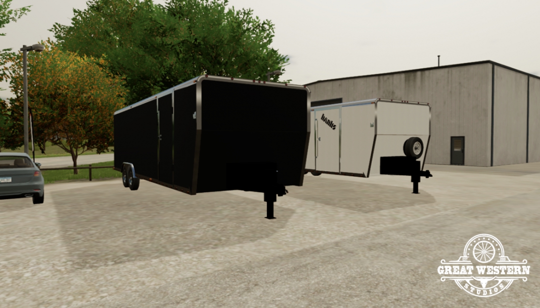 30FT Box Transport trailer