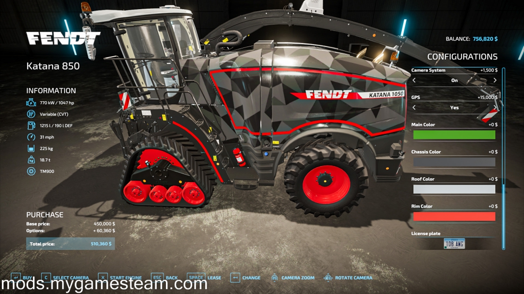 Fendt Katana 850 V1.4.0.0