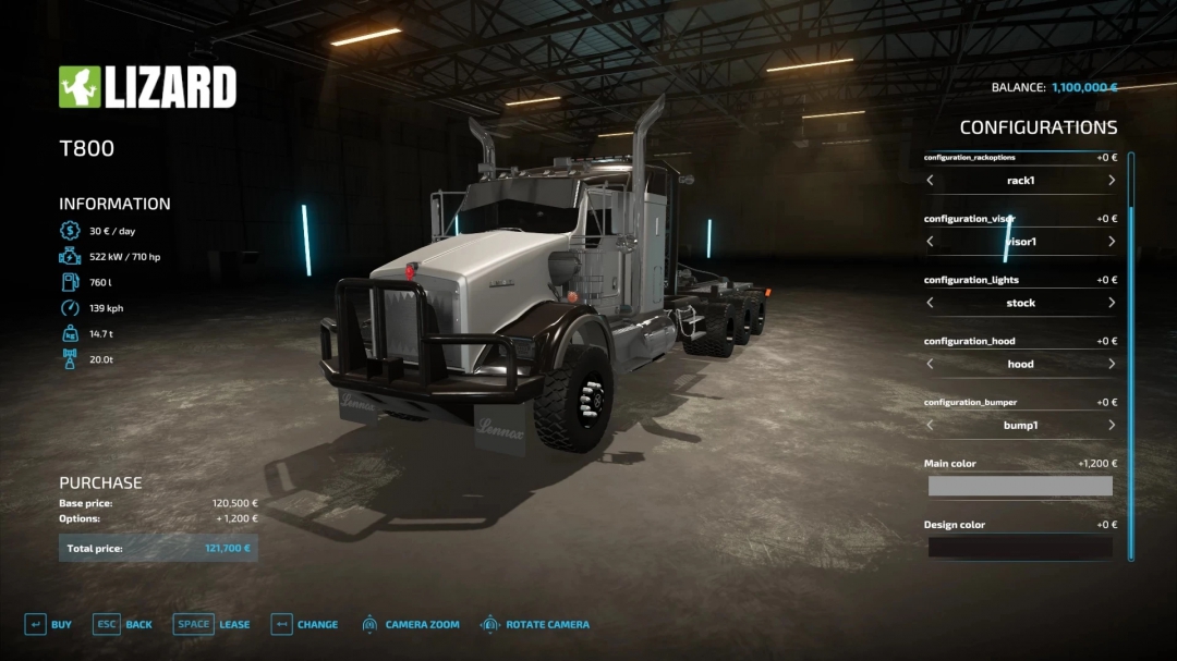 KENWORTH T800 Agro v1.0.0.0