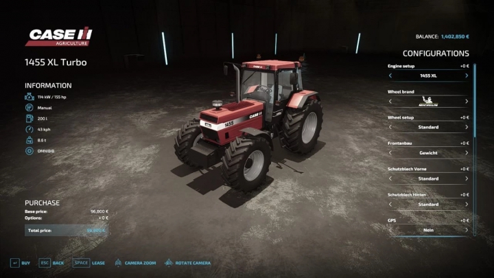 Image: Case IH 1455 XL Turbo v3.8.0.0 1