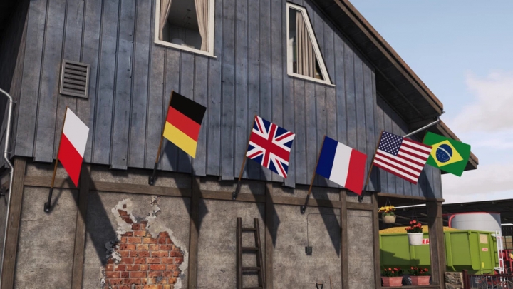 fs22-mods,  Country Flags For Wall v1.0.0.0