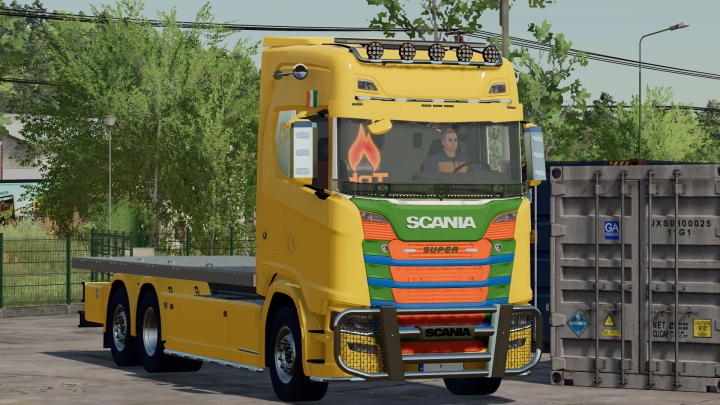 fs22-mods, Scania S520/730 V8 Flatbed v1.0.0.0