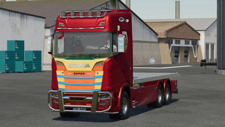 Image: Scania S520/730 V8 Flatbed v1.0.0.0 1