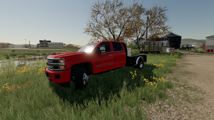 fs22-mods, 14-18 Chevy 3500 Duramax Flatbed