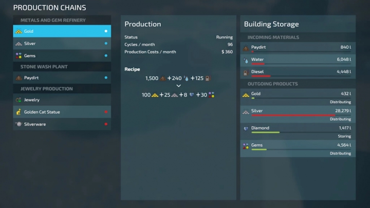 fs22-mods, Metals And Gem Production v1.0.0.0