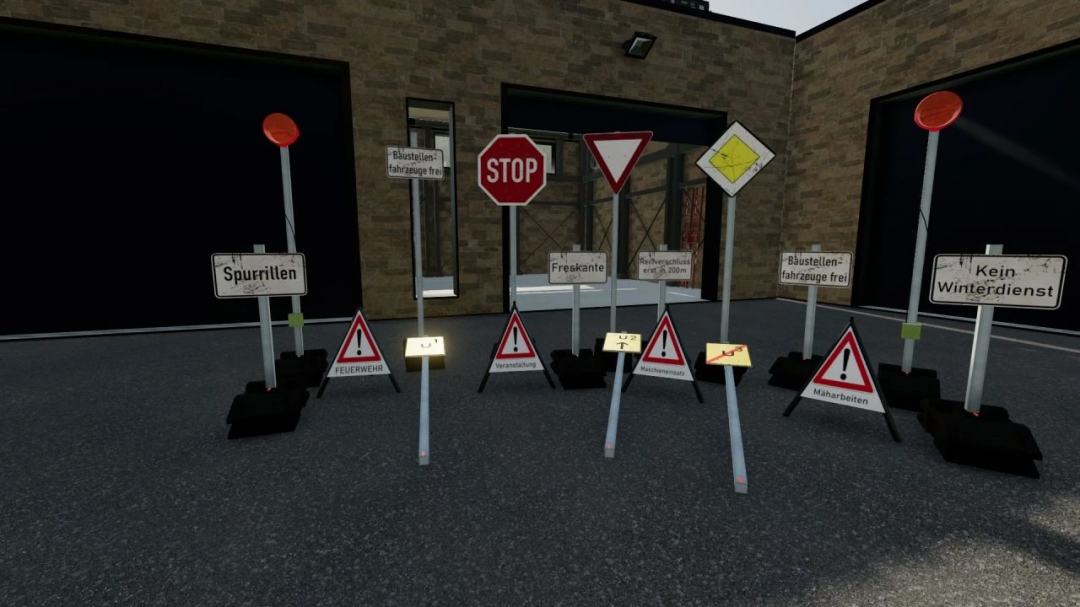 Construction site signs pack v1.1.0.0