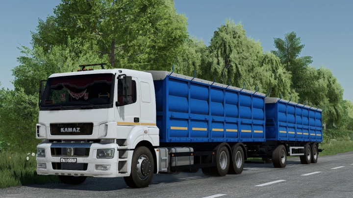 Image: Kamaz-5490 tandem & Prisep trailer v1.0.0.0 1