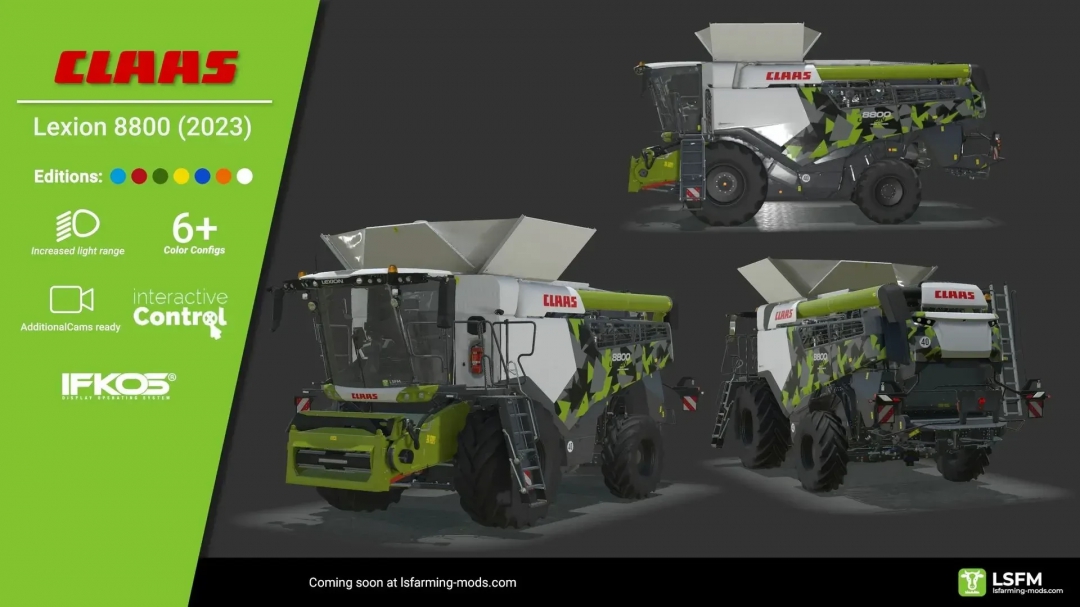 Claas Harvester Pack v1.0.0.1