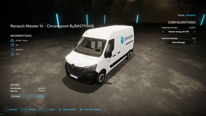 Image: Renault Master IV Chronopost v1.0.0.0 2